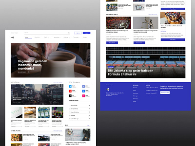 FNews Website design news ui website