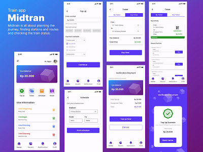 Transportation app app design mobile app ui