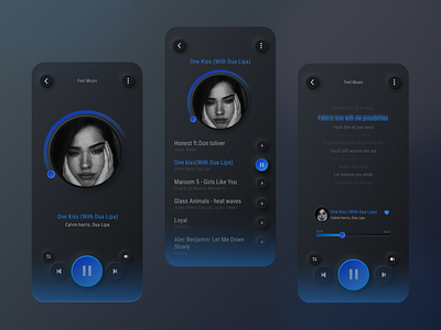 Music App app appdesign design design app mobileapp music app musicplayer ui uiux userinterface ux