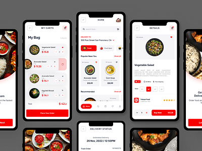 Food delivery app app delivery app design design app food app food delivery app mobile mobile app ui ux