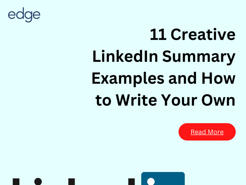 Dribbble - 11 Creative LinkedIn Summary Examples And How To Write Your ...