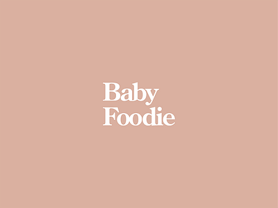 Baby Foodie Logo Concept brand identity food logo packaging