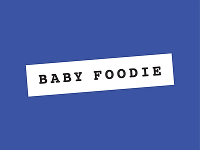 Baby Foodie Logo Concept