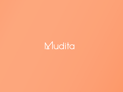 Mudita brand identity branding clothing brand clothing design design logo