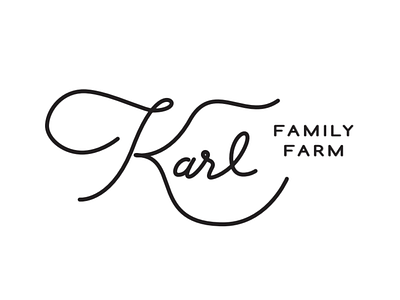 Karl Family Farms Identity