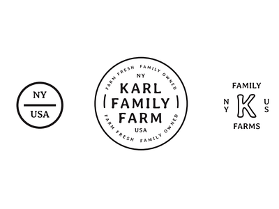 Karl Family Farms Identity brand identity brand systems branding design food graphic design illustration logo packaging typography vector