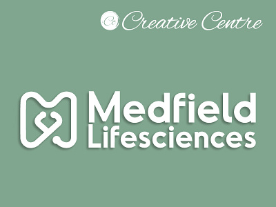 Medfield Lifesciences Logo app branding design graphic design illustration logo typography ui ux vector