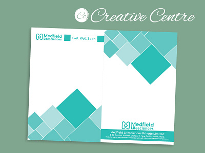 Medfield Lifesciences Covoer Page app branding design graphic design illustration logo typography ui ux vector