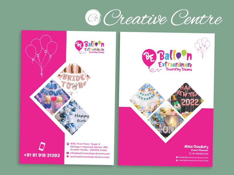 Balloon Extraordinaire Cover Page by Creative Centre on Dribbble