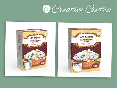 3D Basmati Rice Box Mockup app branding design graphic design illustration logo typography ui ux vector