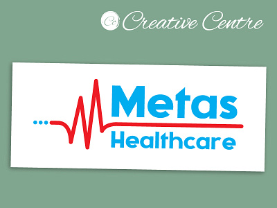 Metas Healthcare logo app branding design graphic design illustration logo typography ui ux vector