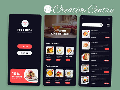 Restaurant App app branding design graphic design illustration logo typography ui ux vector