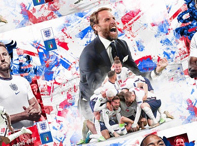 England Euro 2020 Matchday Graphics branding design graphic design