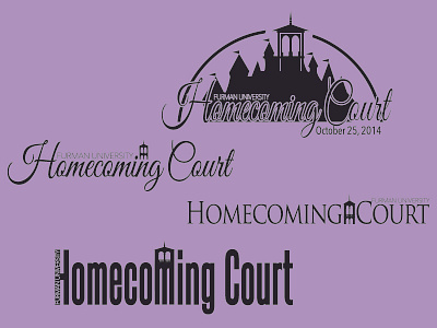 Homecoming Court Logo Ideas event logo homecoming illustrator logo university