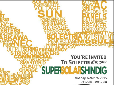 Solar Party Invitation illustrator invitation typography