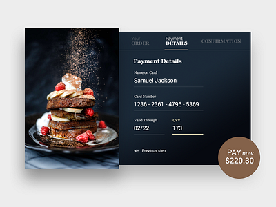 Payment design ui