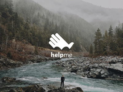 Helpme design logo