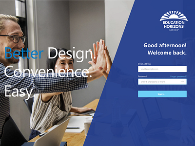 EHG Customer Portal branding branding design creative design graphic photoshop ui ux