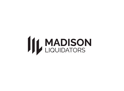 Madison Liquidators Logo branding graphic design logo ui