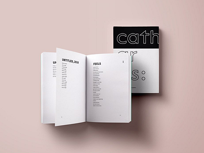 Catharsis : Poetry Book Design