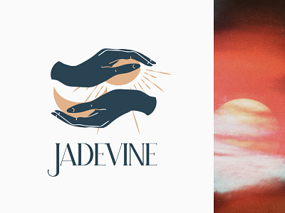 Branding for Jadevine Vintage Clothing brand branding design flat graphic design illustration logo thrift vector vintage
