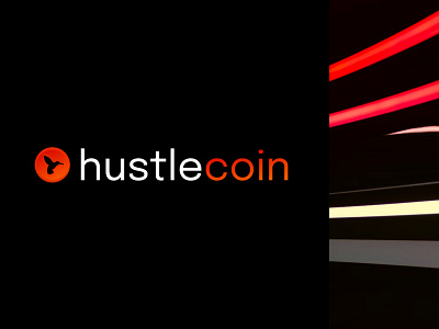 HustleCoin Branding brand branding design flat illustration logo