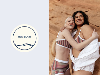 Rem Blair Branding and Design brand branding design flat illustration logo