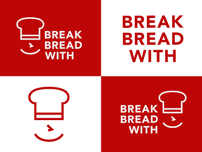 Logo Design for Break Bread With brand bread chef design food logo