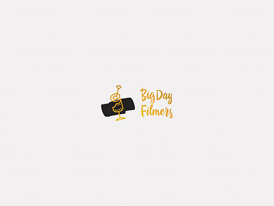 Big Day Filmers design film film roll heart illustration logo