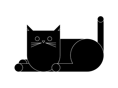 meow? black cat cat fun illustration myth