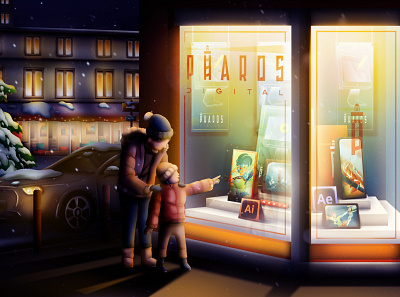 Pharos Digital Holidays 2022 - 2023 2d 3d animated video animation communication communication digitale design illustration