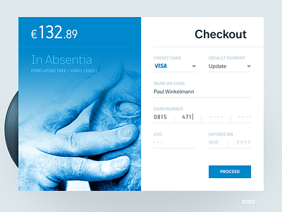 Daily UI challenge #002 — Credit Card Checkout checkout credit card dailyui payment