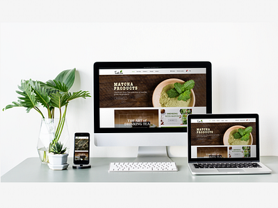 TasteTea website design ui ux web website