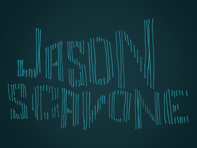Jason Scavone hand lettering letterform treatment type typography