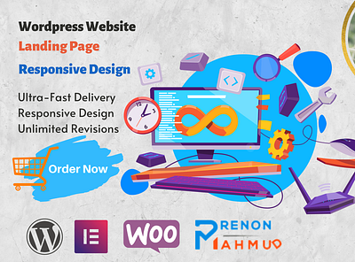 Are you looking forward to create a Landing page or WordPress design landing page nft ui ui.ux website woocommerce wordpress