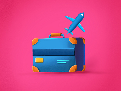 Travel icon illustration