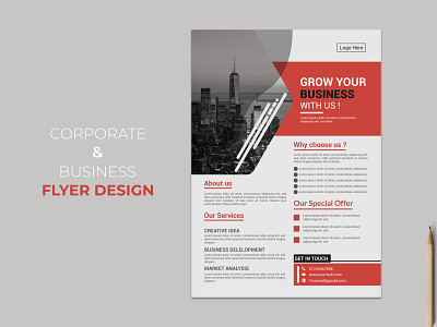 CORPORATE FLYER DESIGN a4 paper design brand design branding business flyer corporate flyer design flyer flyer design graphic design print design printing professional flyer stationary design