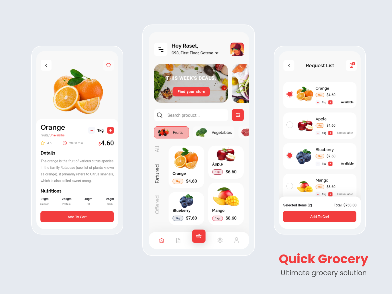 Quick Grocery by Md alamin on Dribbble