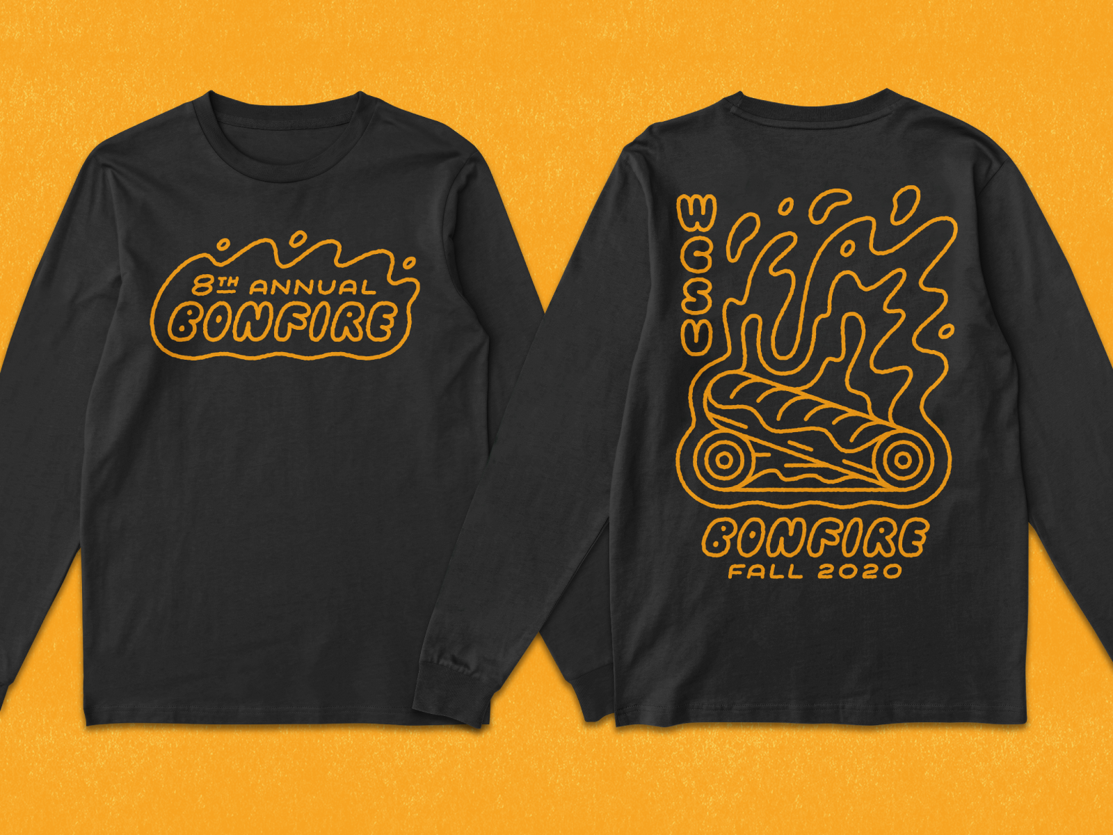 bonfire design shirts