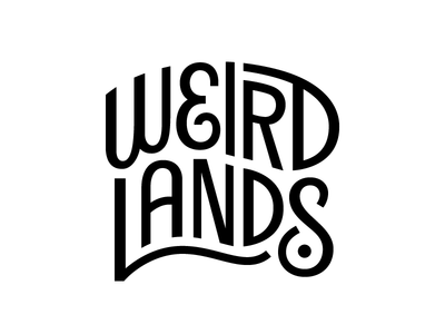 Weirdlands logotype wavy weirdlands