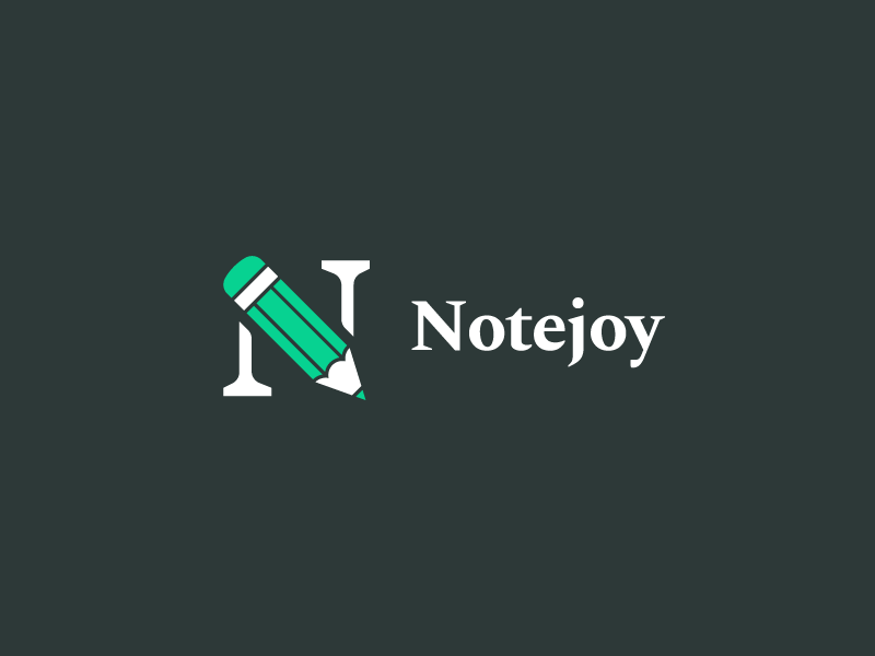 Notejoy branding icons logo logotype notebook sketchbook web design