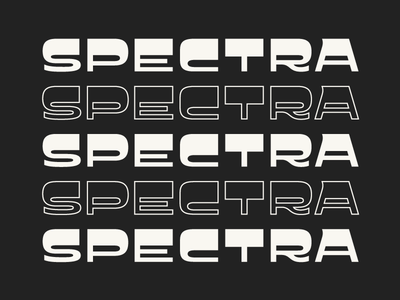 Spectra creative market digital display fonts goods headline lettering supplies tools typeface vector weird