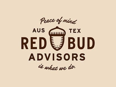 RBA Type acorn austin badge branding design lockup logo simple type typography vector