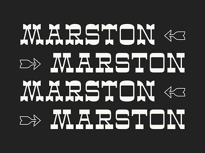 Marston Display contrast display lettering slab serif type typeface typeface design typography vector western