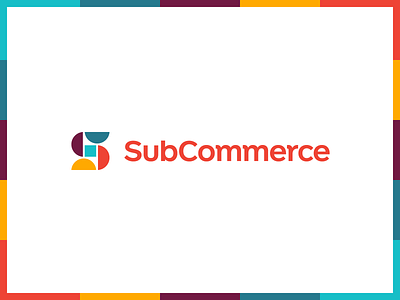 SubCommerce brand identity branding design icon logo mark monogram simple subscription type typography vector web