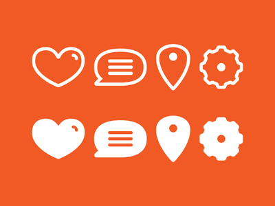 [WIP] Icons cog icon orange simple ui