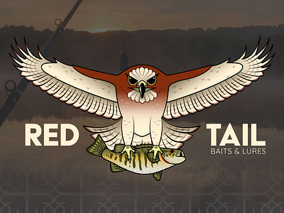 Logo Design | Red Tail Baits & Lures