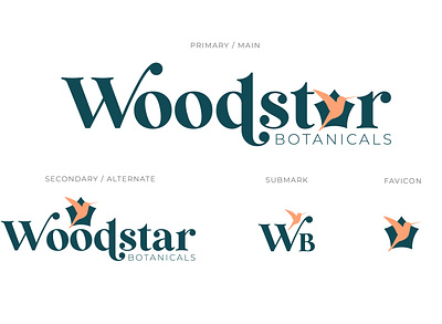 Logo Design & Branding | Woodstar Botanicals adobe branding design graphic design illustrator logo logo design vector