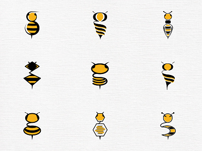 The Gee Bees | Logo & Typography Design Concepts adobe branding design graphic design illustration illustrator logo logo design vector