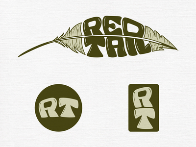 Logo Design & Typography, Red Tail Baits & Lures by Aleisha DiBiase